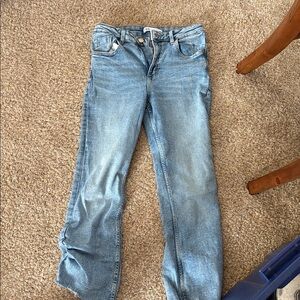 Zara Light Blue Denim Pants